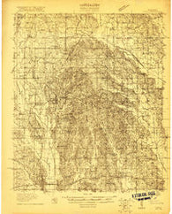 Tupelo Mississippi Historical topographic map, 1:48000 scale, 15 X 15 Minute, Year 1921
