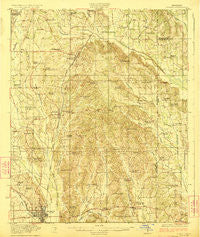 Tupelo Mississippi Historical topographic map, 1:62500 scale, 15 X 15 Minute, Year 1923