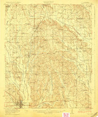 Tupelo Mississippi Historical topographic map, 1:62500 scale, 15 X 15 Minute, Year 1923