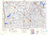 Tupelo Mississippi Historical topographic map, 1:250000 scale, 1 X 2 Degree, Year 1984