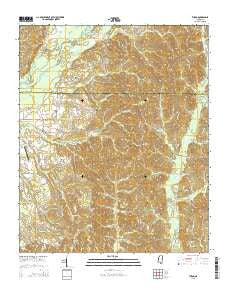 Turon Mississippi Current topographic map, 1:24000 scale, 7.5 X 7.5 Minute, Year 2015