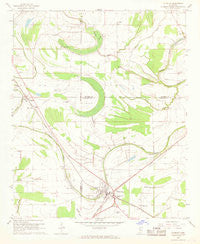 Tutwiler Mississippi Historical topographic map, 1:24000 scale, 7.5 X 7.5 Minute, Year 1967