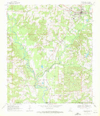 Tylertown Mississippi Historical topographic map, 1:24000 scale, 7.5 X 7.5 Minute, Year 1970