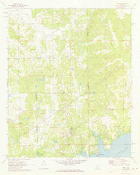 Tyro Mississippi Historical topographic map, 1:24000 scale, 7.5 X 7.5 Minute, Year 1971