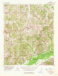 Tyro Mississippi Historical topographic map, 1:62500 scale, 15 X 15 Minute, Year 1944