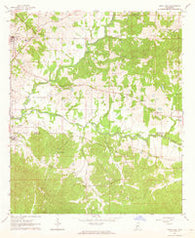 Utica East Mississippi Historical topographic map, 1:24000 scale, 7.5 X 7.5 Minute, Year 1963