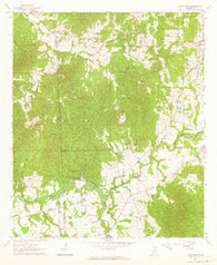 Utica West Mississippi Historical topographic map, 1:24000 scale, 7.5 X 7.5 Minute, Year 1962