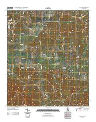 Utica East Mississippi Historical topographic map, 1:24000 scale, 7.5 X 7.5 Minute, Year 2012