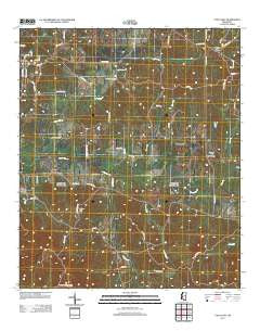 Utica East Mississippi Historical topographic map, 1:24000 scale, 7.5 X 7.5 Minute, Year 2012