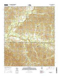 Utica East Mississippi Current topographic map, 1:24000 scale, 7.5 X 7.5 Minute, Year 2015