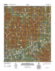Utica West Mississippi Historical topographic map, 1:24000 scale, 7.5 X 7.5 Minute, Year 2012