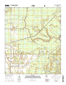 Valley Park Mississippi Current topographic map, 1:24000 scale, 7.5 X 7.5 Minute, Year 2015