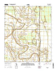Vance Mississippi Current topographic map, 1:24000 scale, 7.5 X 7.5 Minute, Year 2015