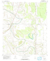 Vance Mississippi Historical topographic map, 1:24000 scale, 7.5 X 7.5 Minute, Year 1967
