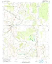 Vance Mississippi Historical topographic map, 1:24000 scale, 7.5 X 7.5 Minute, Year 1967