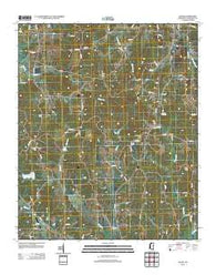 Velma Mississippi Historical topographic map, 1:24000 scale, 7.5 X 7.5 Minute, Year 2012