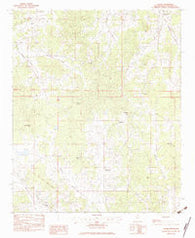 Velma Mississippi Historical topographic map, 1:24000 scale, 7.5 X 7.5 Minute, Year 1983