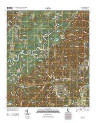 Vernal Mississippi Historical topographic map, 1:24000 scale, 7.5 X 7.5 Minute, Year 2012