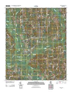 Vernon Mississippi Historical topographic map, 1:24000 scale, 7.5 X 7.5 Minute, Year 2012