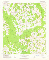 Vernon Mississippi Historical topographic map, 1:24000 scale, 7.5 X 7.5 Minute, Year 1962