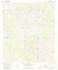 Vernon Mississippi Historical topographic map, 1:24000 scale, 7.5 X 7.5 Minute, Year 1962
