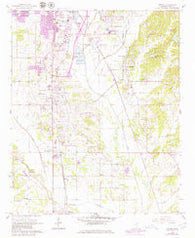 Verona Mississippi Historical topographic map, 1:24000 scale, 7.5 X 7.5 Minute, Year 1966