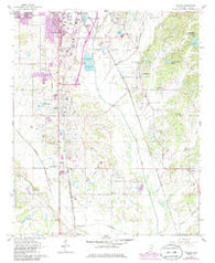 Verona Mississippi Historical topographic map, 1:24000 scale, 7.5 X 7.5 Minute, Year 1966