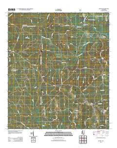 Vestry Mississippi Historical topographic map, 1:24000 scale, 7.5 X 7.5 Minute, Year 2012