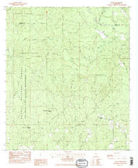 Vestry Mississippi Historical topographic map, 1:24000 scale, 7.5 X 7.5 Minute, Year 1982