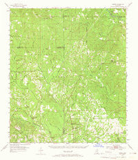 Vestry Mississippi Historical topographic map, 1:62500 scale, 15 X 15 Minute, Year 1954