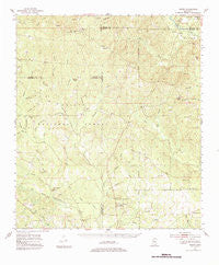 Vestry Mississippi Historical topographic map, 1:62500 scale, 15 X 15 Minute, Year 1954