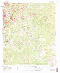 Vicksburg East Mississippi Historical topographic map, 1:24000 scale, 7.5 X 7.5 Minute, Year 1962