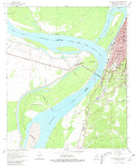 Vicksburg West Mississippi Historical topographic map, 1:24000 scale, 7.5 X 7.5 Minute, Year 1962