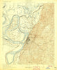 Vicksburg Mississippi Historical topographic map, 1:62500 scale, 15 X 15 Minute, Year 1918
