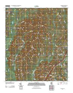 Waldrup Mississippi Historical topographic map, 1:24000 scale, 7.5 X 7.5 Minute, Year 2012