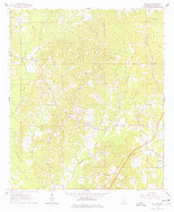 Waldrup Mississippi Historical topographic map, 1:24000 scale, 7.5 X 7.5 Minute, Year 1963