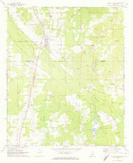 Walnut Grove Mississippi Historical topographic map, 1:24000 scale, 7.5 X 7.5 Minute, Year 1972