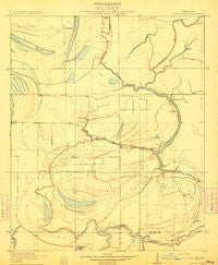 Walnut Lake Mississippi Historical topographic map, 1:31680 scale, 7.5 X 7.5 Minute, Year 1910