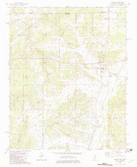 Walnut Mississippi Historical topographic map, 1:24000 scale, 7.5 X 7.5 Minute, Year 1982