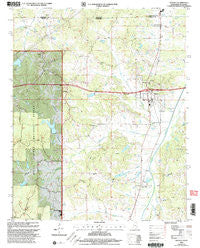 Walnut Mississippi Historical topographic map, 1:24000 scale, 7.5 X 7.5 Minute, Year 2000