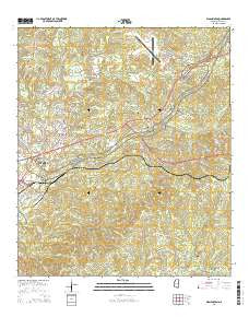 Washington Mississippi Current topographic map, 1:24000 scale, 7.5 X 7.5 Minute, Year 2015