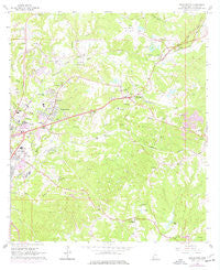 Washington Mississippi Historical topographic map, 1:24000 scale, 7.5 X 7.5 Minute, Year 1963