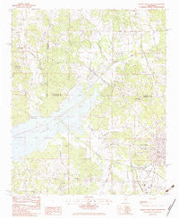 Water Valley West Mississippi Historical topographic map, 1:24000 scale, 7.5 X 7.5 Minute, Year 1983