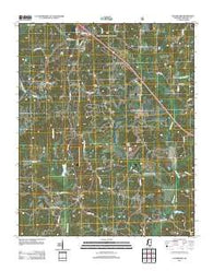 Waterford Mississippi Historical topographic map, 1:24000 scale, 7.5 X 7.5 Minute, Year 2012