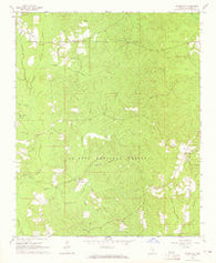 Waterford Mississippi Historical topographic map, 1:24000 scale, 7.5 X 7.5 Minute, Year 1964