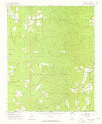 Waterford Mississippi Historical topographic map, 1:24000 scale, 7.5 X 7.5 Minute, Year 1964