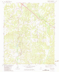 Waterford Mississippi Historical topographic map, 1:24000 scale, 7.5 X 7.5 Minute, Year 1982