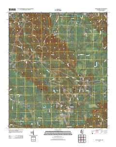 Wautubbee Mississippi Historical topographic map, 1:24000 scale, 7.5 X 7.5 Minute, Year 2012