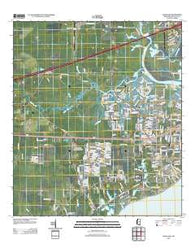 Waveland Mississippi Historical topographic map, 1:24000 scale, 7.5 X 7.5 Minute, Year 2012