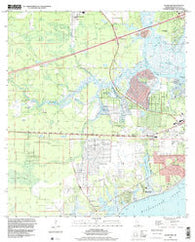 Waveland Mississippi Historical topographic map, 1:24000 scale, 7.5 X 7.5 Minute, Year 1997